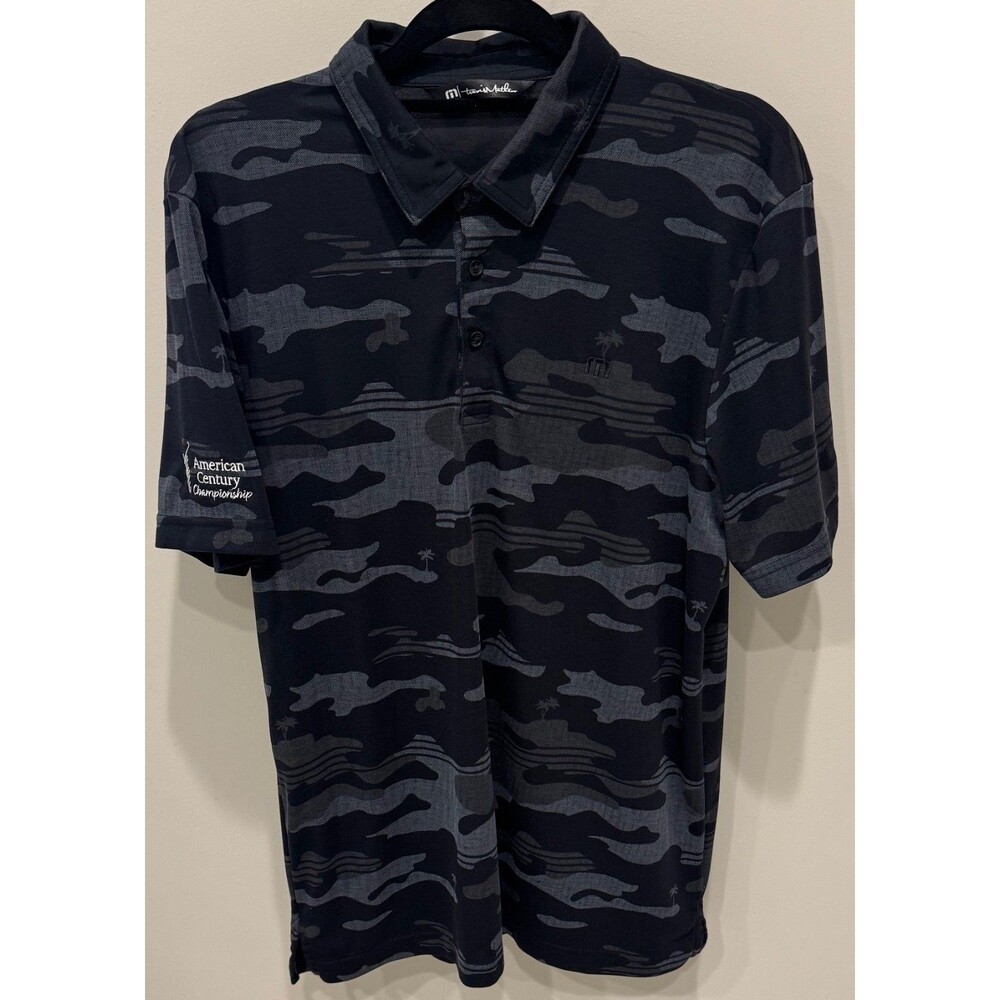 American Century Championship Lake Tahoe Travis Mathew Golf Shirt Mens Large NBC